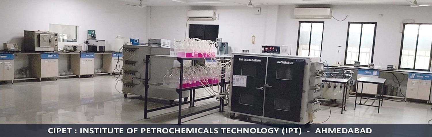 Laboratory equipment at CIPET Ahmedabad